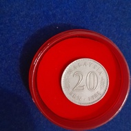 uang logam 20 sen 1982 malaysia