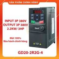 Inverter in 3 Phase 380VAC to 3 Phase 380V, capacity 2.2kw - 3HP, GD20-2R2G-4