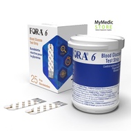 Fora 6 Plus Blood Glucose Ketone Uric Acid Total Cholesterol Hemoglobin Test Strips (Original)