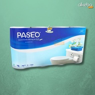 Paseo Toilet Roll Tissue contains 8 rolls x 300's / Small Bathroom Roll Tissue