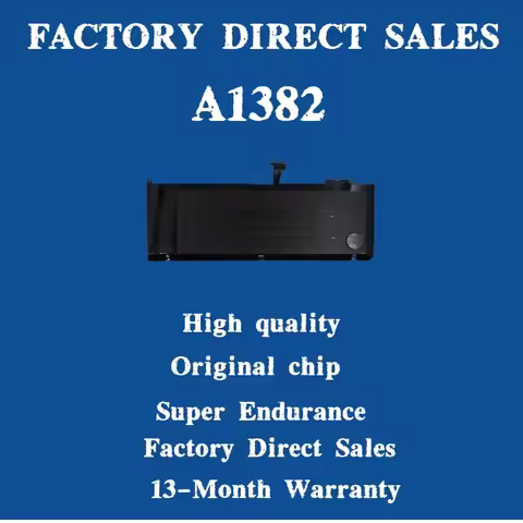 New A1382 Laptop Battery for Apple MacBook Pro 15" A1286 2011 2012 Version MC721 MC723 MC847 MD318 M