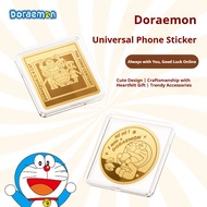Doraemon Mobile Phone Universal Sticker Pure Gold 999 Mobile Phone Sticker Gold Sticker