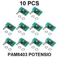 (10 PCS) Kit PAM8403 POTENSIOMETER Amplifier Digital Mini 5V POTENSIO Stereo 5V PAM8403 PAM 8403