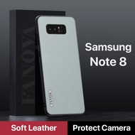 Soft Leather Case Samsung Note 8 Touch Comfortable Anti-fingerprint Soft TPU Frame Shockproof Protect Camera Protect Screen Non-slip Casing soft hard samsung galaxy note8