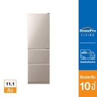 [ส่งฟรี] HITACHI ตู้เย็น 3 ประตู  RS32KPTH CNXZ 11.1 คิว สีทอง อินเวอร์เตอร์