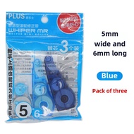 for Free Japan plus Puleshi Correction Tape Refill WH-635R/625r Neutral Refill Correction Tape Core