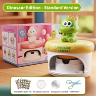 YIMI 72 Styles Cartoon Button Pins Badge Maker Machine DIY Button Pin Maker Dinosaur Maker Machine