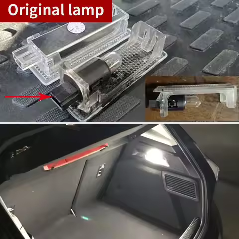 2PCS LED Door Interior Footwell Luggage Trunk Light For BMW 1 2 3 4 5 6 7 X Series X5 E70 F15 X3 E83