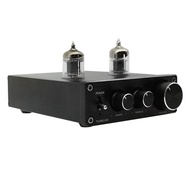 TUBE-03 Mini HiFi Audio Preamplifier 6K4 Vacuum Tube Amplifier Buffer Treble Bass Adjustment RCA Pre