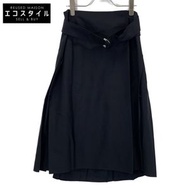 Burberry 8054207 黑色繫帶T卹，英國尺寸6（二手）