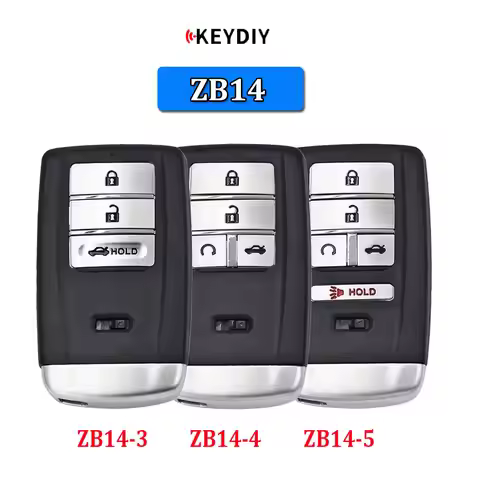 KEYDIY ZB14 Smart Key ZB14-3 ZB14-4 ZB14-5 KD Car Remote Key for Honda for KD-X2 KD-MAX Tools Fit fo