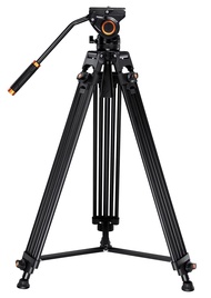 Professional Quad Tube Aluminium 72" Tripod for JVC Everio GZ-HD320 & GZ-HD320B (Fluid Head)
