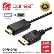 1080P DISPLAY PORT TO HDMI CABLE CONVERTER ADAPTER DP TO HDMI / DISPLAY PORT TO DISPLAY PORT DP TO D
