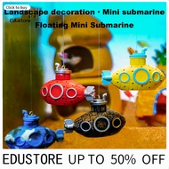 <COD> Exquisite Aquarium Decor Floating Fish Tank Ornament Colorful Cartoon Submarine Aquarium Decor