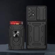 Robot Card Case Oppo A54 A74 A52 A72 A92 A16 Hardcase Cover Slot Kartu