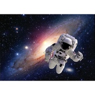 Space, Moon, Galaxy, Solar System Art Silk Print Poster