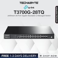 TP-Link T3700G-28TQ | JetStream 28-Port Gigabit Stackable L3 Managed Switch