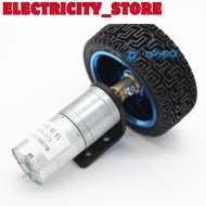 GA25 12V170RPM gear reduction motor with wheels