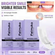 Stain Defense Teeth Brightening Strips Hydrogen Peroxide Mint Fresh Oral Care 7 Pieces Jalur Pemutih