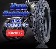 ยางนอกมอเตอร์ไซค์ 100/90-17 , 110/90-17 Vee Rubber Vrm307 tubeless ผลิตประเทศไทย มีรับประกันคุณภาพ