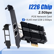 FENVI PCI-E To RJ45 Network Card For I226 PCI Express RJ45 Gigabit Ethernet LAN 2.5G 2500Mbps WiFi A