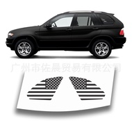 Suitable for BMW/X5 4 DR SUV 1999-2006 Leopard Print Car Car Sticker Window