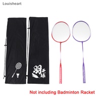 【Louisheart】 Badminton Racket Cover Bag Soft Storage Bag Drawstring Pocket Portable Badminton Racket Cover Protection Storage Bag Hot