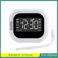 Vibration Alarm Clock with Dual Alarms  Digital White Noise Machine 10 Soothing Sounds 3 Modes Dayli