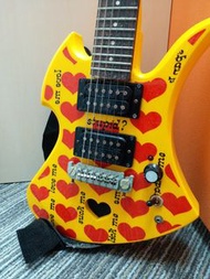 HIDE (X Japan) Burny Yellow Heart MG guitar