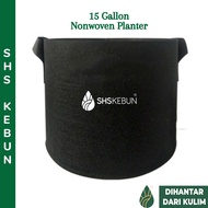 Large Nonwoven Planter Bag 15 gallon 50x32 cm Fabric Planter 55 Litre Pasu Besar Fabrik 种植袋 for Plan