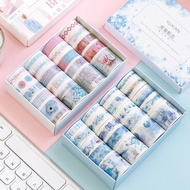 Set 20 cuộn Washi tape Băng dính trang trí sổ tay album - Hộp quà washi tape -vpp TueMinh