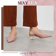 Sepatu/Sandal Wanita Charles And Keith Branded Heel Slingback SN315