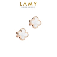 Khuyên tai nữ LAMY Lucky Four Leaves Earrings Gold 3023GG