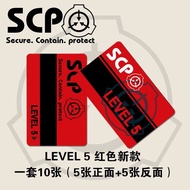 Scp card sticker black card SCP foundation card le scp Card sticker black Card SCP foundation Card G