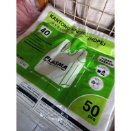 PLASMA plastic bag 40x65x02
