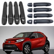 Suitable for 21-23 Toyota Aygo X Handle Carbon Fiber Outer Door Handle Body Sequin Protective Case D