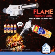 Flame Gun Camping gas with Butane Gas,Welding torch Lighter gun Gas Burner Torch Gun Portable gas re
