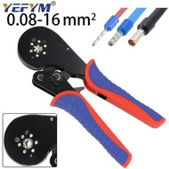YEFYM Tubular Terminal Crimping Tools Pliers 30-5 AWG 0.08-16mm2 - HSC8 [ IK F Store ]