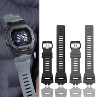 WatchBand Bracelet For G-SHOCK Casio GBD-200-1A GBD-200RD-4 Soft Silicone Strap Black Watch Belt Wat