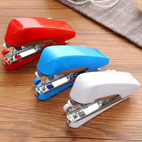 Home Handheld Sewing Machine Portable Outdoor Travel Clothes Fabrics DIY Stitching Sewing Tool Mini 