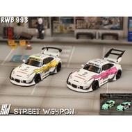 STREET WEAPON 1/64 PORSCHE RWB 993 FLASH 23