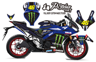 MOTOR STICKER R25 V2 YAMAHA FULL BODY