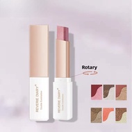 Lazy Gradient 2 Tone Eyeshadow Stick Rotatable Velvet Long Lasting Beginner Eye Makeup