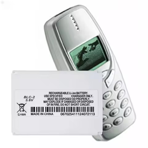 3.6V 1000mAh,BLC-2 rechargeable battery suitable for Nokia3310/3330//3350/3530/6650/6800 mobile phon