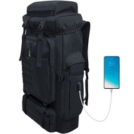 80L 100 Liters Camping Hiking Military Tactical Backpack,Water Resistant Large Travel Daypacks Outdo