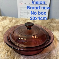 vision cookware cranberry 20x4cm new