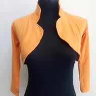 Women's Crop Bolero Cardigan Orange Fashion Top