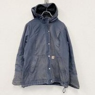 二手 Carhartt Duck Mountain Parka 羽絨服，海軍藍，M 碼