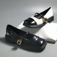 SPiFFY SWAYZE Square Toe Slip-on Mary Janes-AA666B5