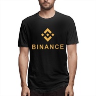 Guijing Binance Exchange Coin Casual T-Shirt For Men Cotton Short Sleeve Round Neck Suitable Running
